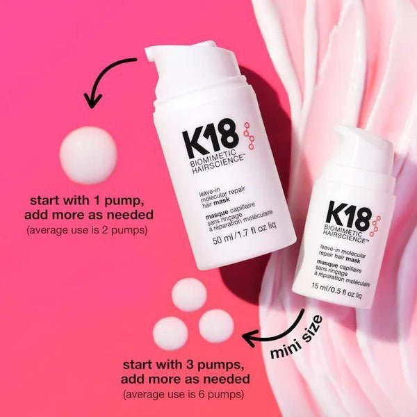 Kiehl's 18 Leave-In Molecular Repair Hair Mask⭐⭐⭐⭐⭐